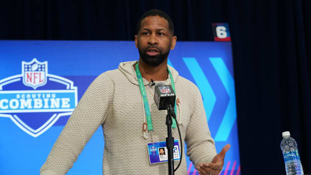 Andrew Berry Meets with the Media at the 2024 NFL Scouting Combine